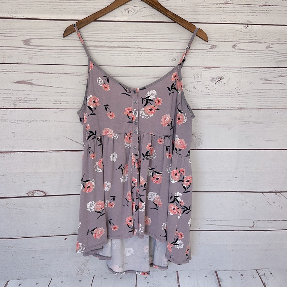 TORRID Lavender Floral Cami Top Size 2X